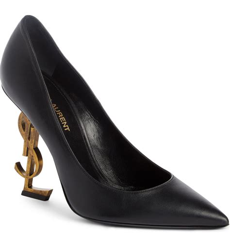 ysl opyum black heels|YSL heels price.